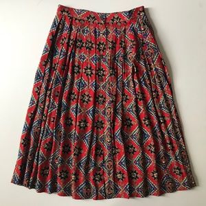 Liz Claiborne Graphic Pattern Full Skirt